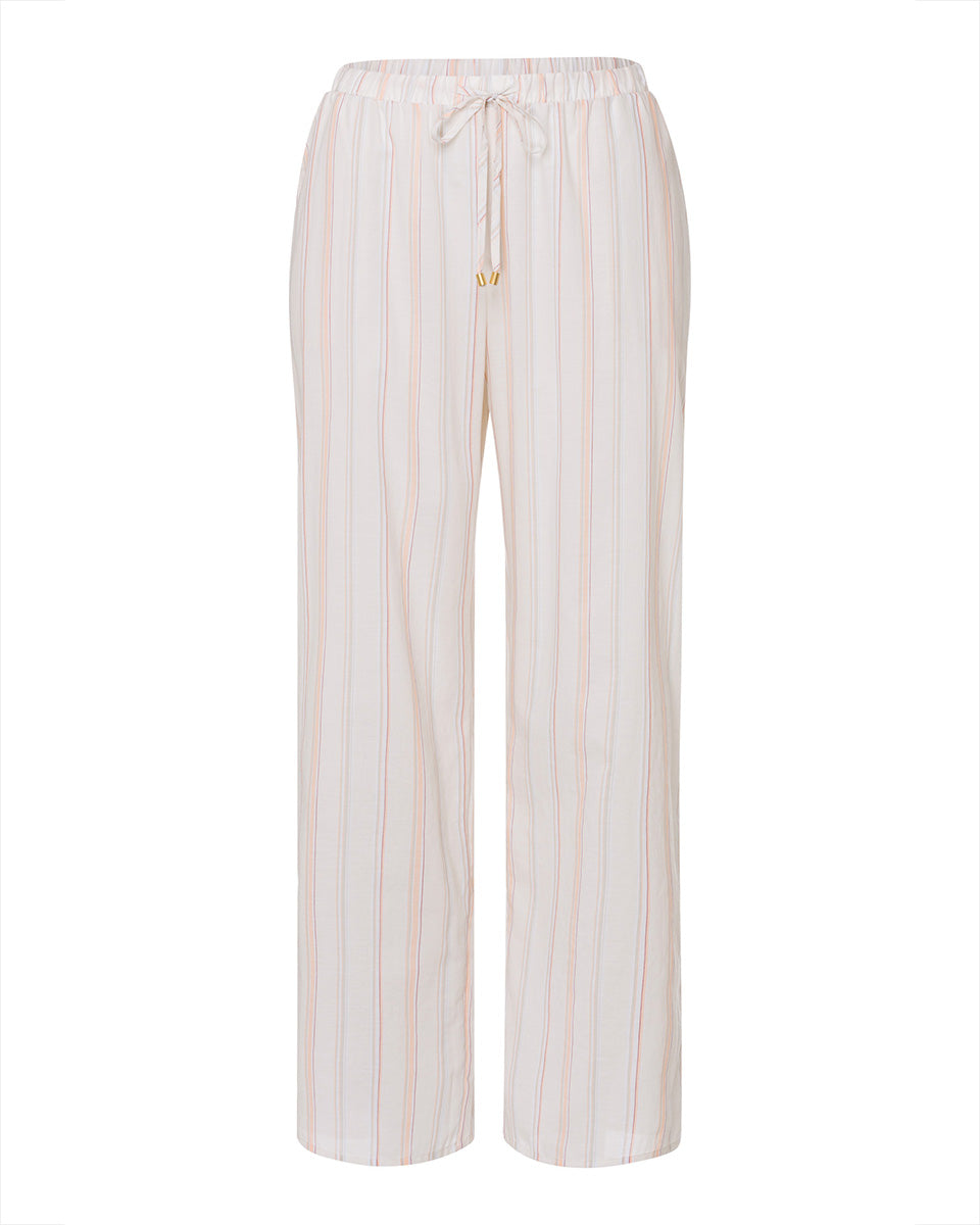 Sleep and Lounge Pants-Sleepwear-Hanro-Pastel Stripe-XS-Mercantile Portland