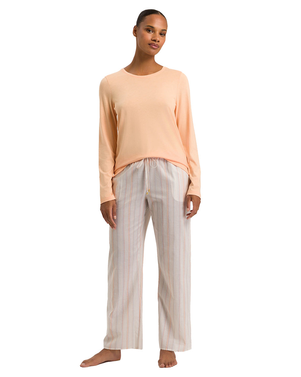 Sleep and Lounge Pants-Sleepwear-Hanro-Pastel Stripe-XS-Mercantile Portland