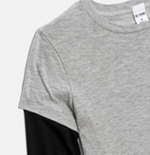 Slim Layer Long Sleeve in Grey/Black-T-Shirts-Re/Done-Grey/Black-XS-Mercantile Portland