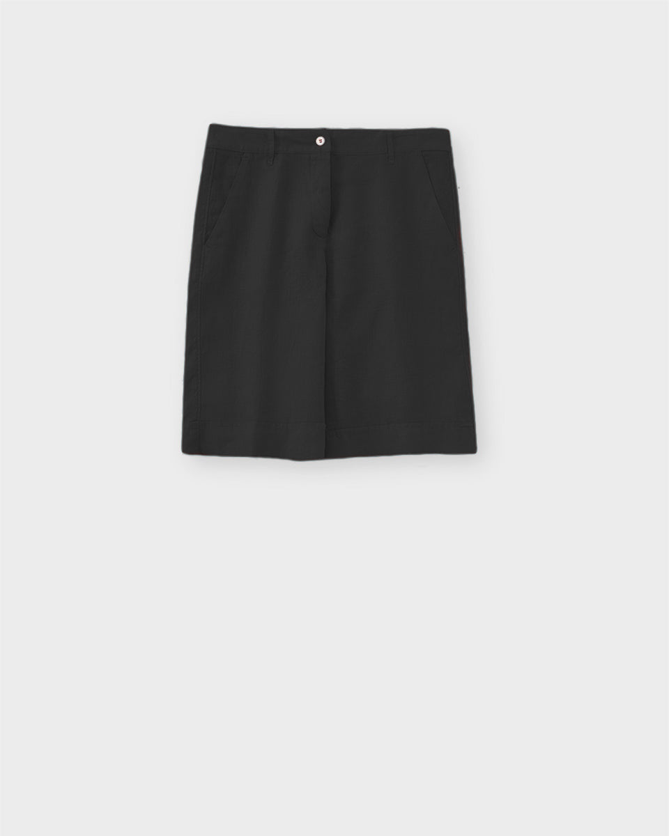 Slim Shirt-Shorts-Rosso35-Black-38-Mercantile Portland