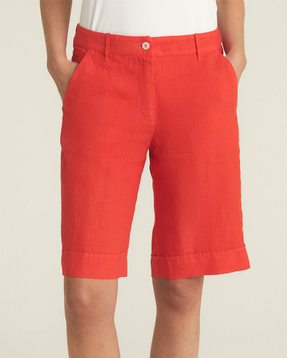 Slim Shirt-Shorts-Rosso35-Orange-38-Mercantile Portland