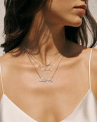 Small Diamond Love Necklace-Jewelry-Sydney Evan-OS-Mercantile Portland