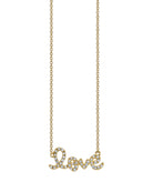 Small Diamond Love Necklace-Jewelry-Sydney Evan-OS-Mercantile Portland