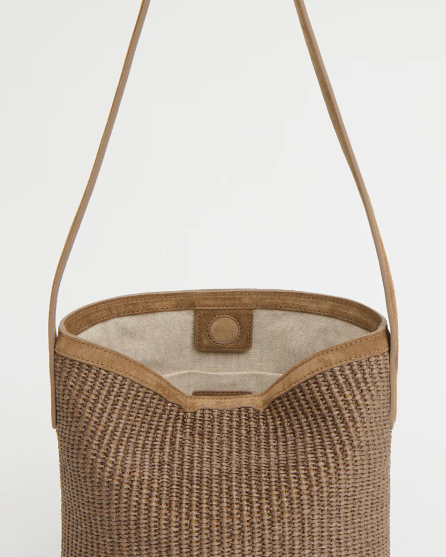 Small Everyday Cabas in Anise Raffia-Handbags-Mansur Gavriel-Anise-OS-Mercantile Portland