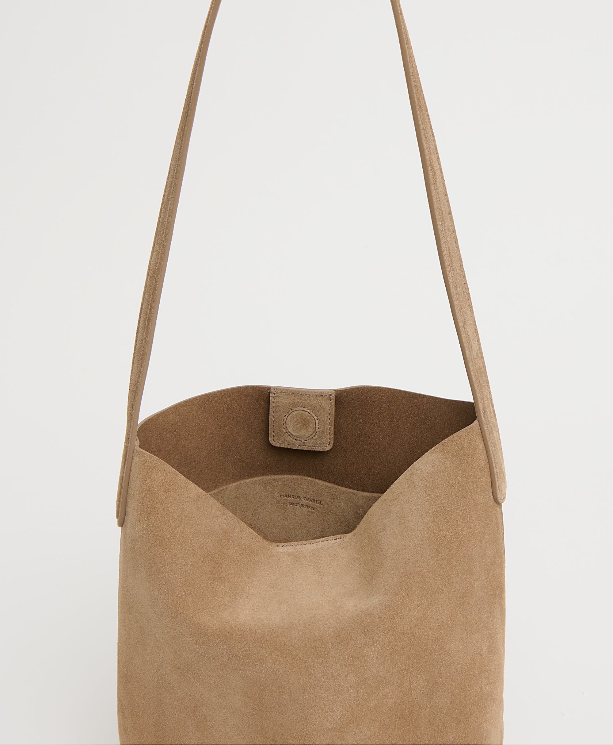 Small Everyday Cabas in Anise Suede-Handbags-Mansur Gavriel-Anise-OS-Mercantile Portland