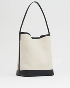 Small Everyday Cabas in Natural Canvas-Accessories-Mansur Gavriel-Natural / Black-OS-Mercantile Portland