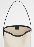 Small Everyday Cabas in Natural Canvas-Accessories-Mansur Gavriel-Natural / Black-OS-Mercantile Portland