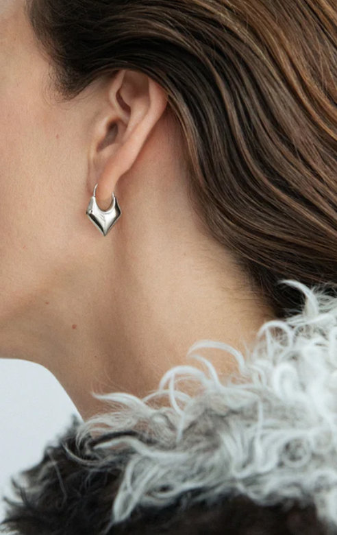 Small Kite Earrings in Silver-Jewelry-Otiumberg-Silver-OS-Mercantile Portland