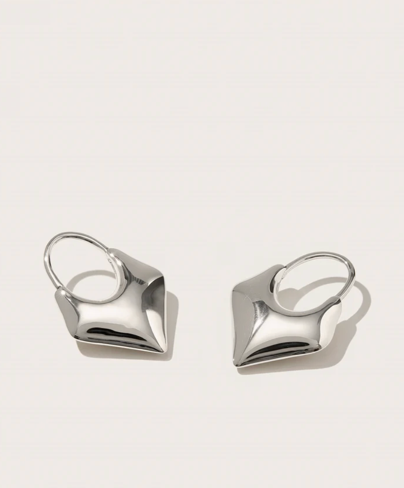 Small Kite Earrings in Silver-Jewelry-Otiumberg-Silver-OS-Mercantile Portland