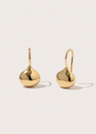 Small Pebble Curve Drop Earrings-Jewelry-Otiumberg-Gold-OS-Mercantile Portland