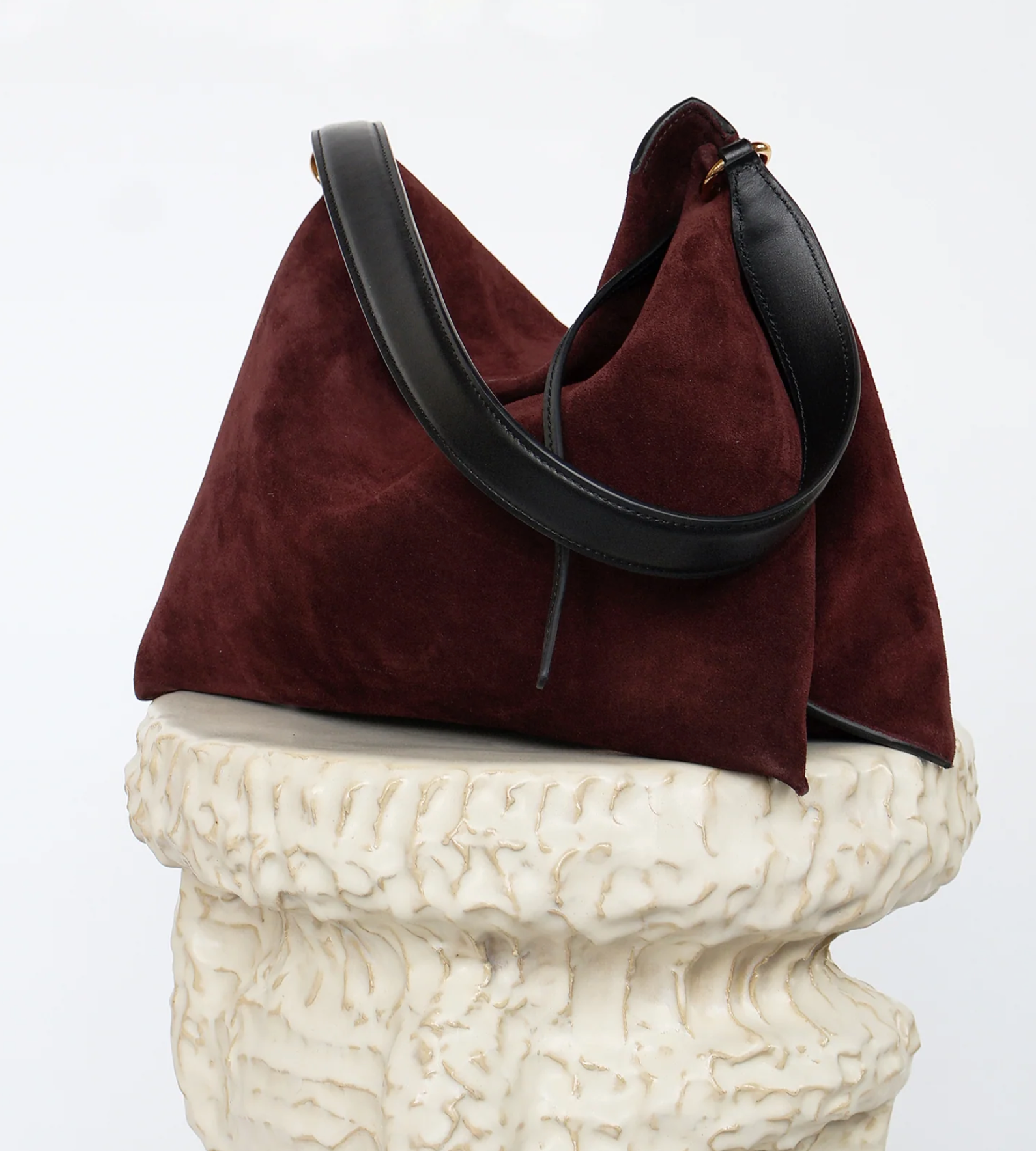 Small Penelope Tote in Acai Suede-Handbags-Wandler-Acai Suede-OS-Mercantile Portland