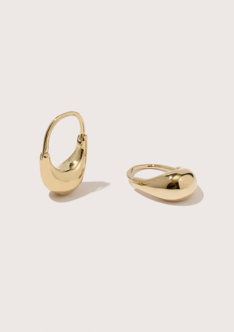 Small Roscida Drop Hoops-staging-OTIUMBERG-Gold-OS-Mercantile Portland