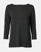 Soft Touch Boat Neck Crew-Shirts-Majestic Filatures-Anthracite-1-Mercantile Portland