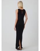 Soft Touch Boatneck Tank Maxi Dress-Dresses-Majestic Filatures-Black-1-Mercantile Portland