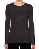 Soft Touch Crew Neck Long-Sleeve T-Shirt-Shirts-Majestic Filatures-Anthracite-1-Mercantile Portland