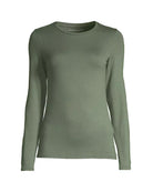 Soft Touch Crew Neck Long-Sleeve T-Shirt-Shirts-Majestic Filatures-Mousse-1-Mercantile Portland
