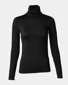 Soft Touch Turtleneck-Tops-Majestic Filatures-Black-1-Mercantile Portland