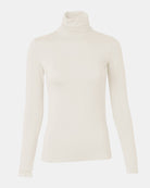 Soft Touch Turtleneck-Tops-Majestic Filatures-Cream-1-Mercantile Portland