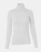 Soft Touch Turtleneck-Tops-Majestic Filatures-White-1-Mercantile Portland