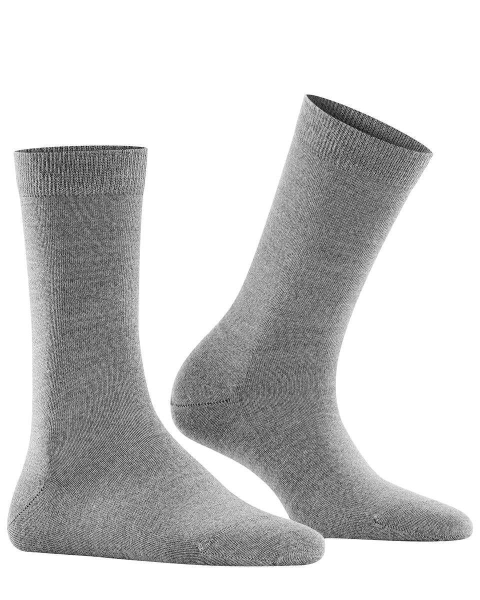 Softmerino Women Socks in Grey Mix-Socks-Falke-6.5/7.5-Mercantile Portland