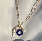 Soleil Lapis & Mother of Pearl Charm-Jewelry-Thatch-Lapis-OS-Mercantile Portland