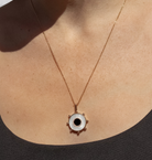 Soleil Mother of Pearl and Onyx Charm-Jewelry-Thatch-Mother of Pearl-OS-Mercantile Portland