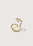 Sonder Pavé Ear Cuff-Jewelry-Otiumberg-Yellow Gold-OS-Mercantile Portland
