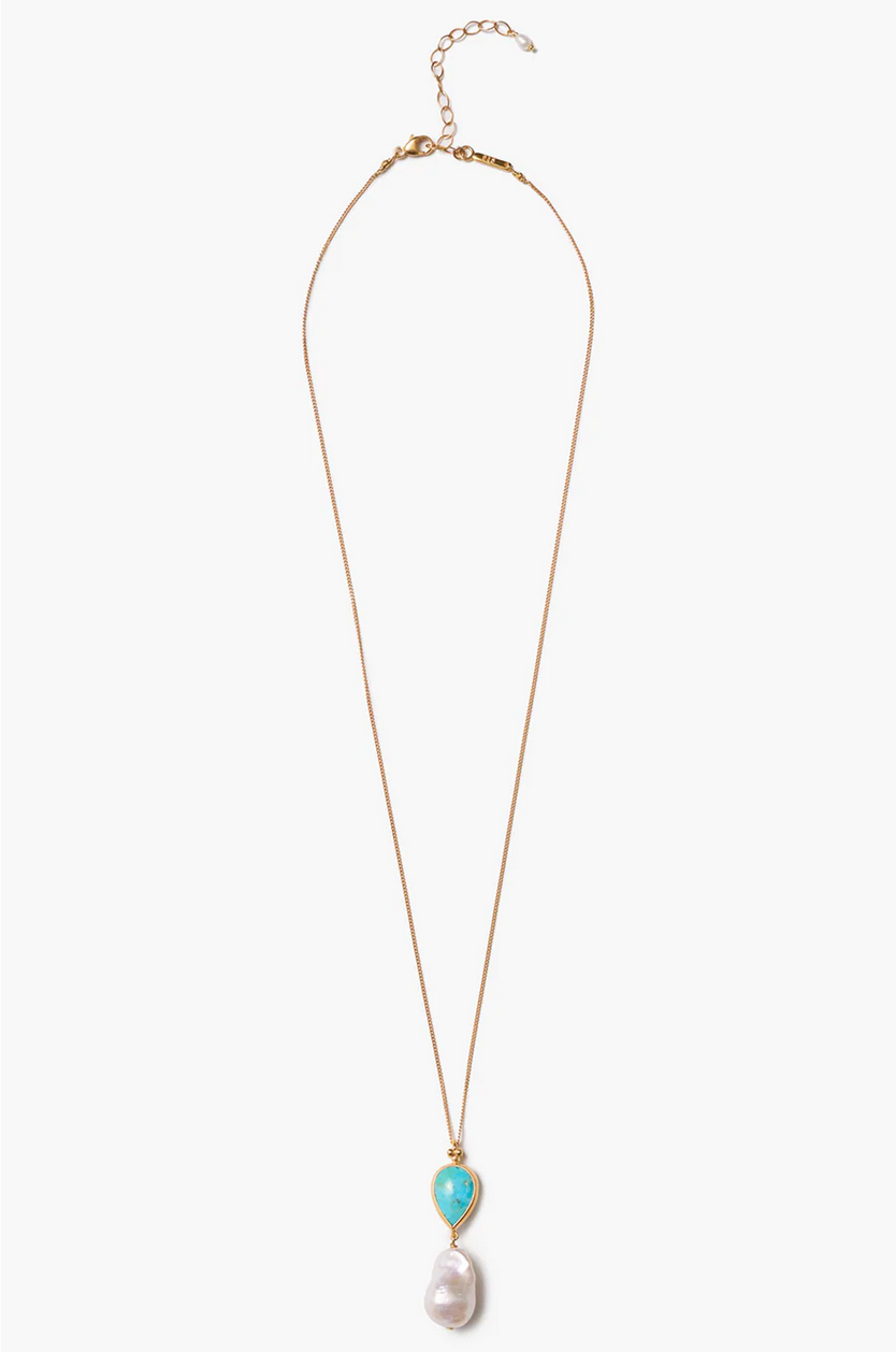 Sonora Necklace-Jewelry-Chan Luu-Turquoise-OS-Mercantile Portland