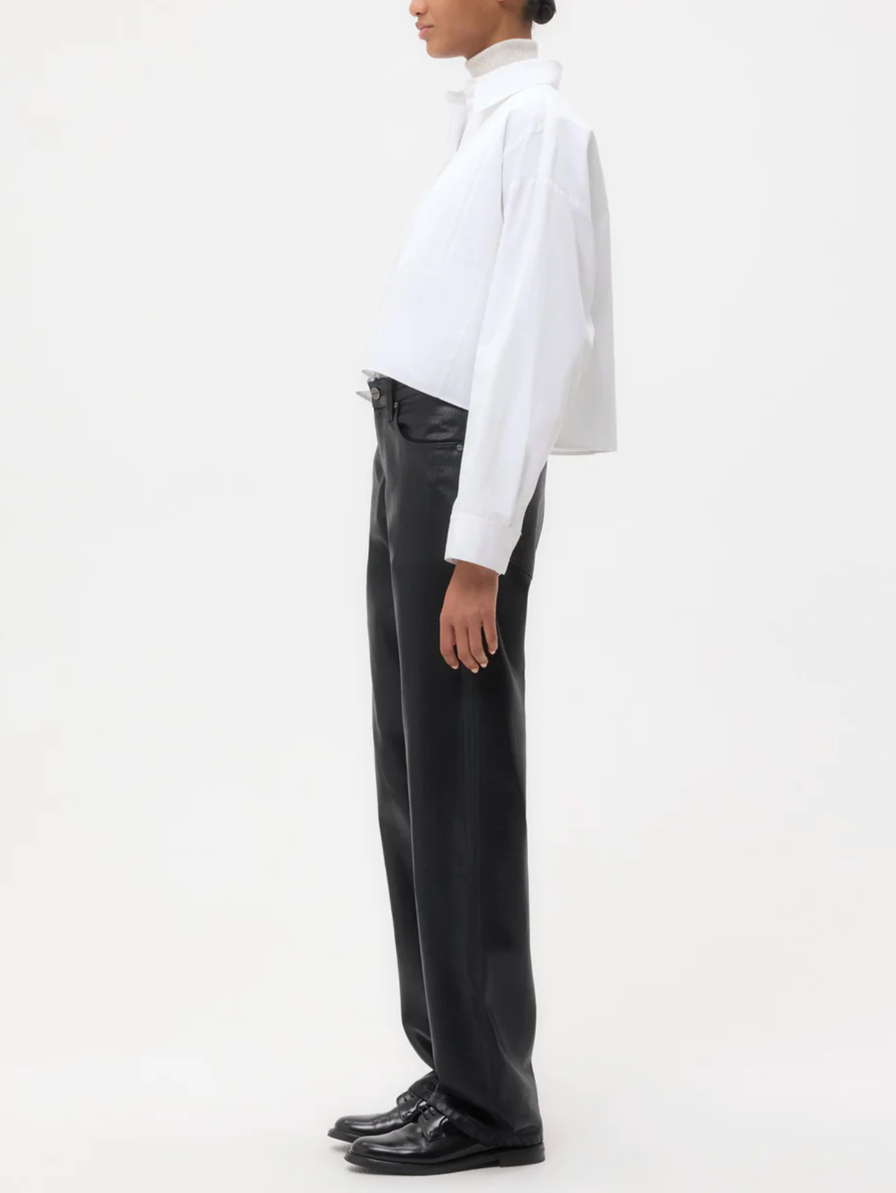Soon to Be Ex with Bib-Shirts-TWP-White-P-Mercantile Portland