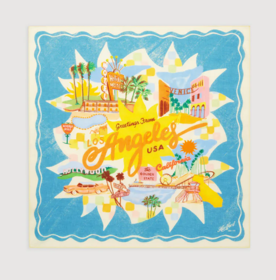 Souvenir Bandana-Accessories-Hartford-Coronet Blue-OS-Mercantile Portland
