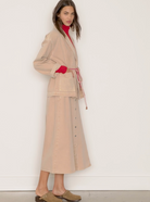 Spence Denim Skirt-Clothing-Xirena-Denim Khaki-XS-Mercantile Portland