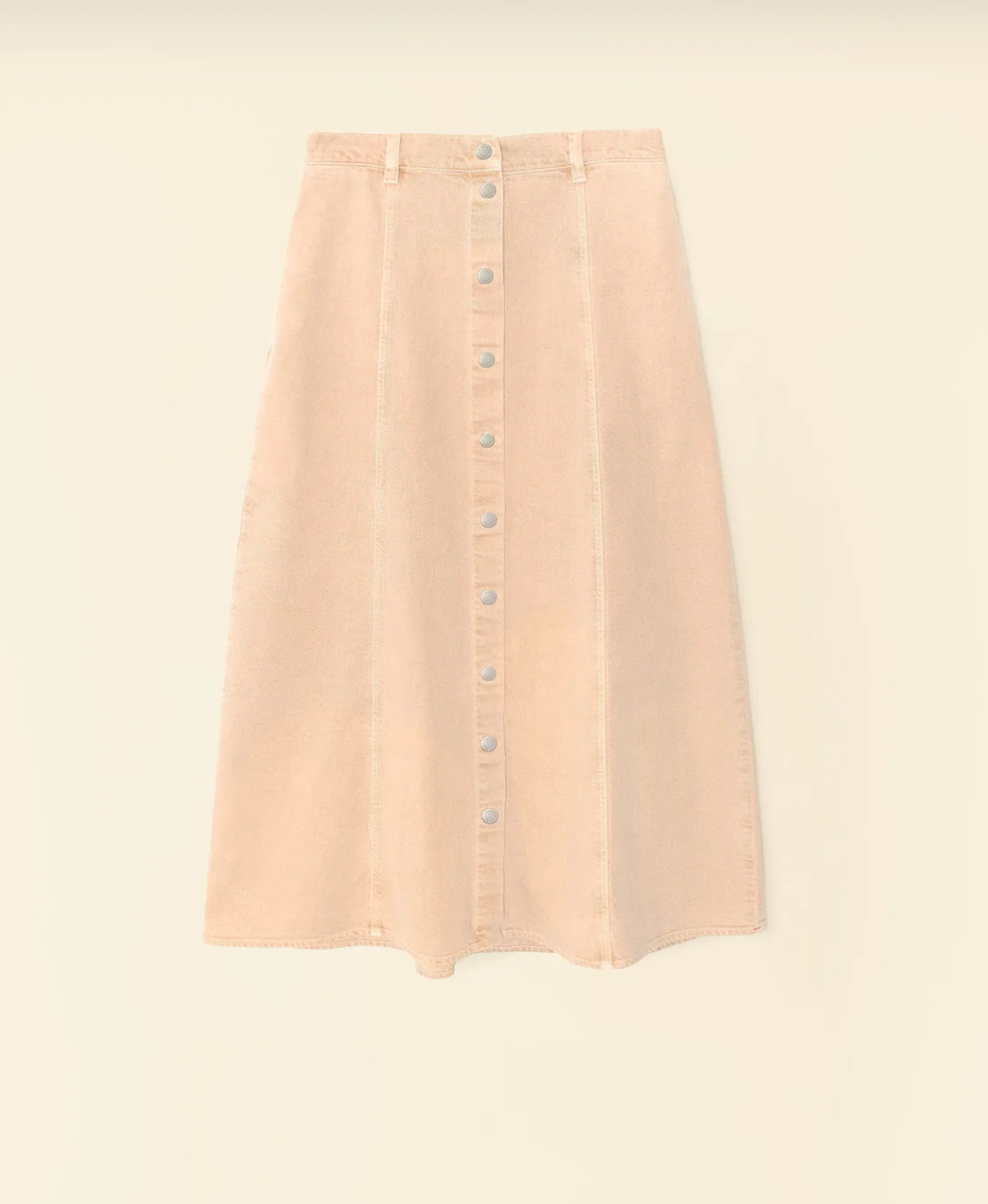 Spence Denim Skirt-Clothing-Xirena-Denim Khaki-XS-Mercantile Portland