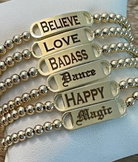 Spheric "Badass" ID Bracelet-Accessories-Paula Rosen-Gold-OS-Mercantile Portland
