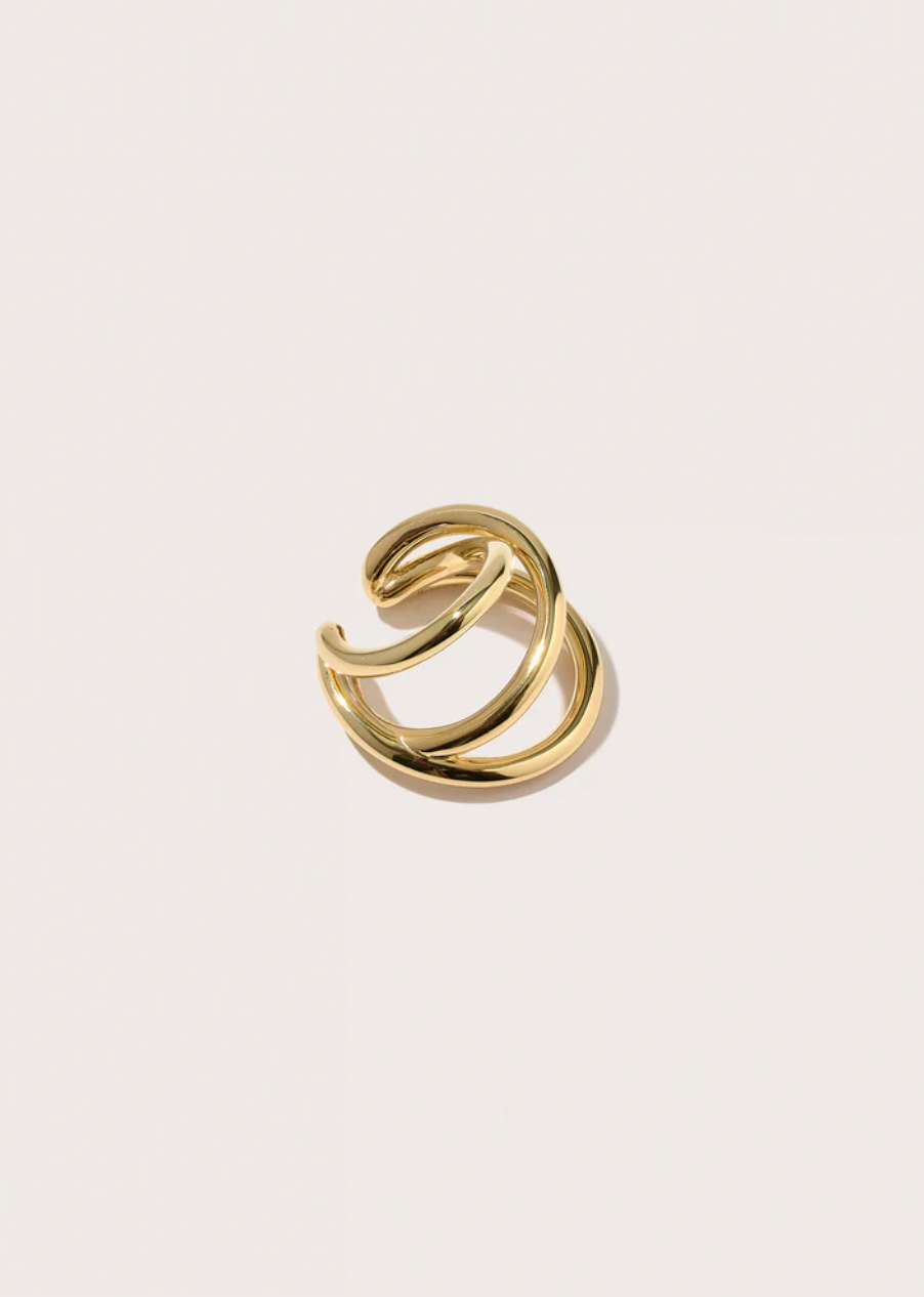 Spiralis Ear Cuff-Jewelry-OTIUMBERG-Gold-OS-Mercantile Portland