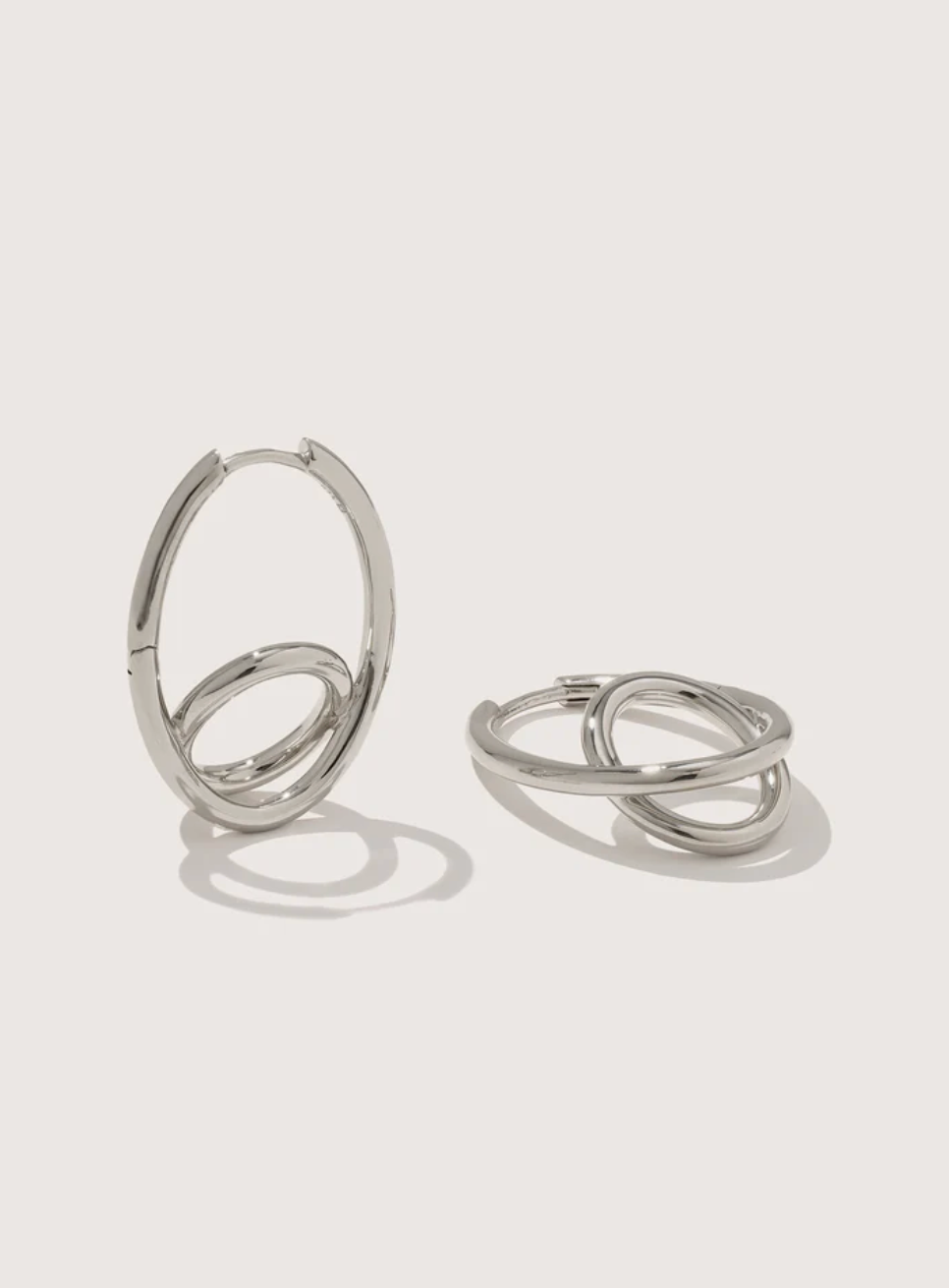 Spiralis Earring in Sterling Silver-Jewelry-Otiumberg-Silver-OS-Mercantile Portland