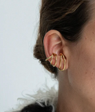 Spiralis Gold Ear Cuff-Jewelry-Otiumberg-Gold-OS-Mercantile Portland