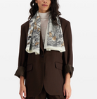 Square Central Park Motif Scarf-Scarves and Wraps-Inoui Editions-White-OS-Mercantile Portland