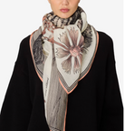 Square Gustav Scarf-Scarves and Wraps-Inoui Editions-Powder-OS-Mercantile Portland