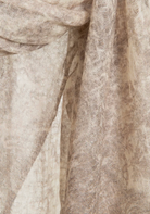 St Tropez Semi-Felted Print Shawl in Flower Beige-Scarves and Wraps-Mirror in the Sky-Flower Beige-OS-Mercantile Portland