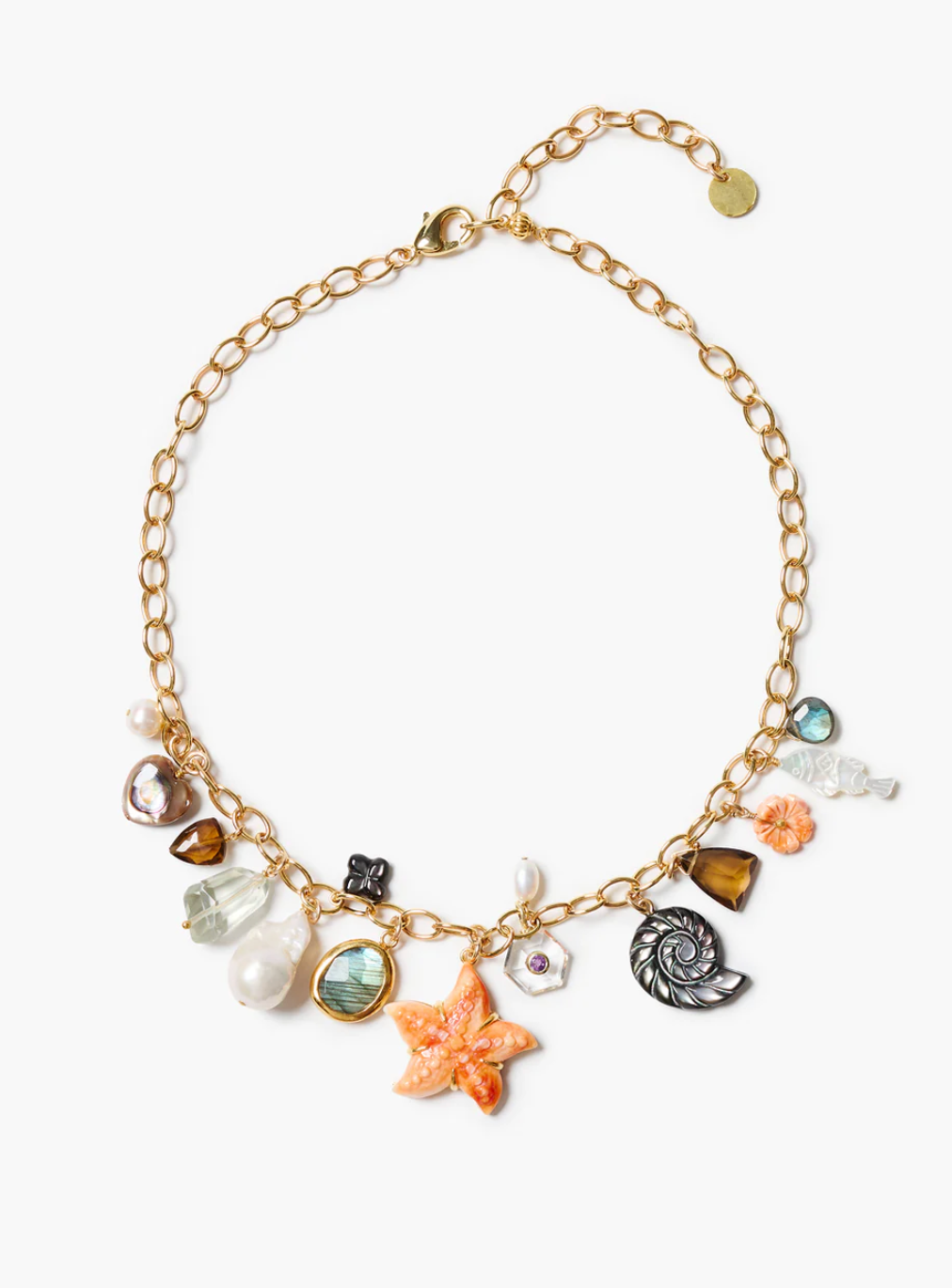 Starfish Charm Necklace Multi-Jewelry-Chan Luu-OS-MULTI-Mercantile Portland