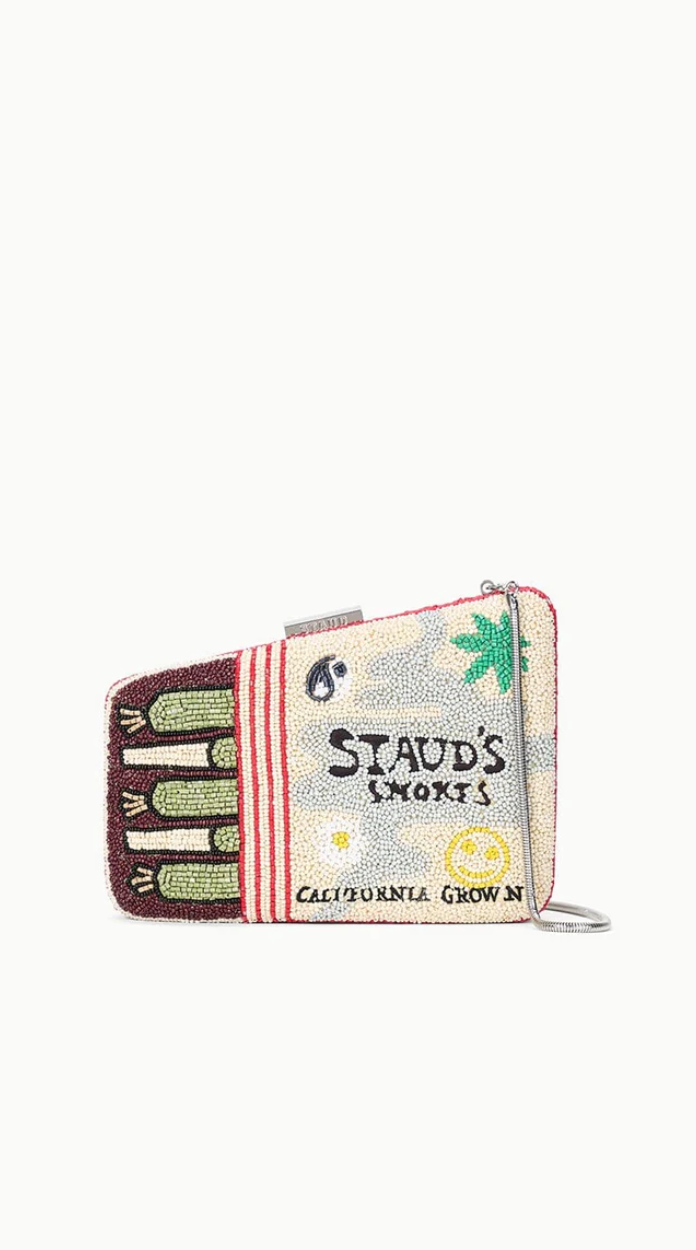 Staud Carmella Beaded Clutch-Handbags-STAUD-OS-CALG-Mercantile Portland