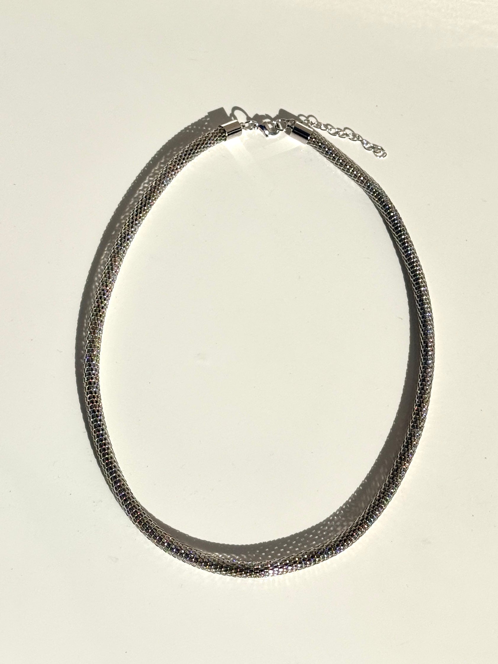 Sterling Silver Mesh Snake Chain-Paula Rosen-Mercantile Portland
