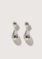 Stilla Duo Earrings in Sterling Silver-Jewelry-Otiumberg-Silver-OS-Mercantile Portland