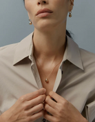 Stilla Earrings in Gold Vermeil-Jewelry-Otiumberg-Yellow Gold-OS-Mercantile Portland