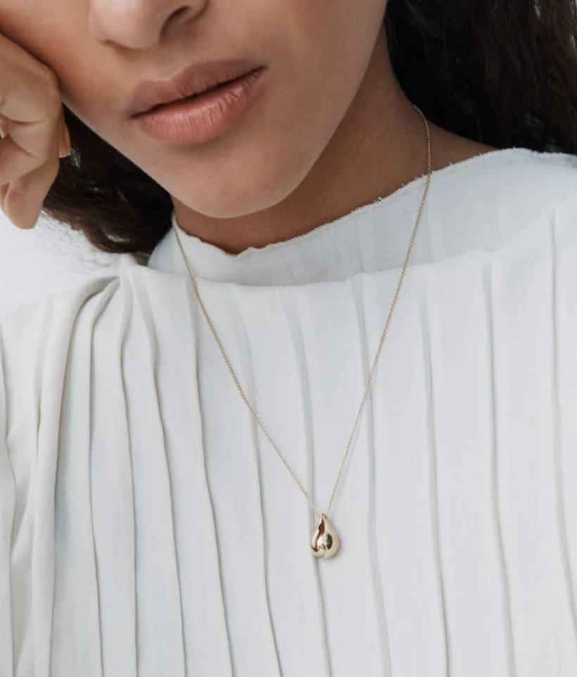 Stilla Necklace in Gold Vermeil-Jewelry-Otiumberg-Gold-OS-Mercantile Portland
