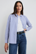 Stina Shirt-Clothing-RAILS-Mariner White Stripe-XS-Mercantile Portland
