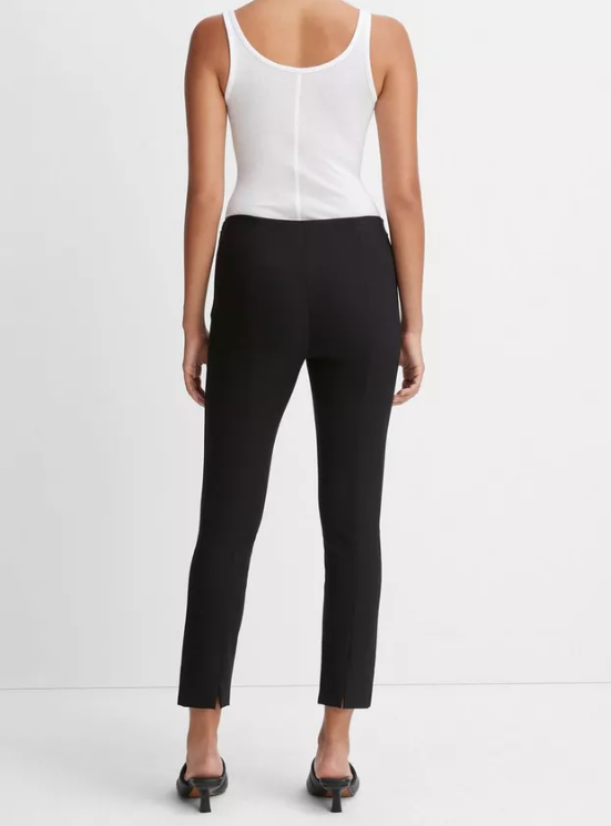 Stitch Front Seam Ponte Legging-Clothing-Vince-Black-XXS-Mercantile Portland