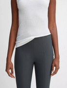 Stitch Front Seam Ponte Legging-Clothing-Vince-Black-XXS-Mercantile Portland