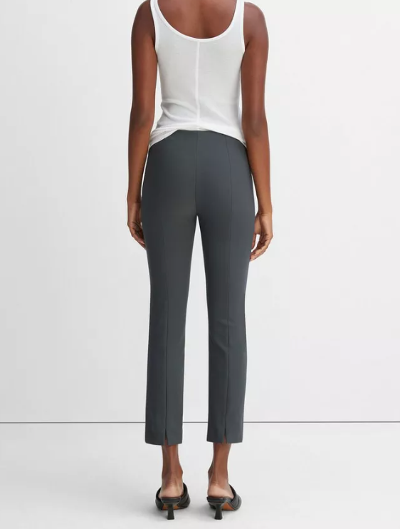 Stitch Front Seam Ponte Legging-Clothing-Vince-Black-XXS-Mercantile Portland