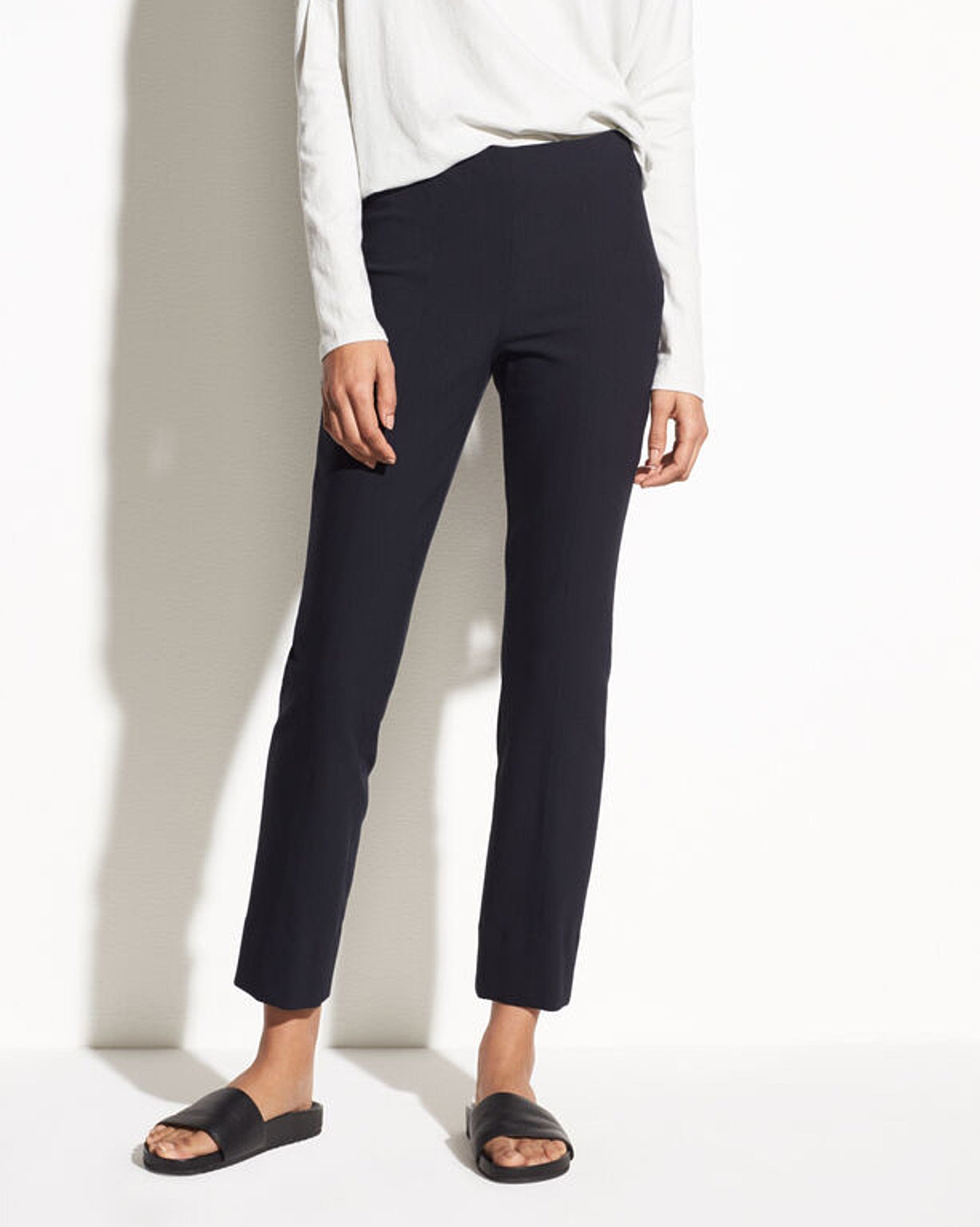 Stitch Front Seam Ponte Legging-Pants-Vince-Coastal Blue-XS-Mercantile Portland